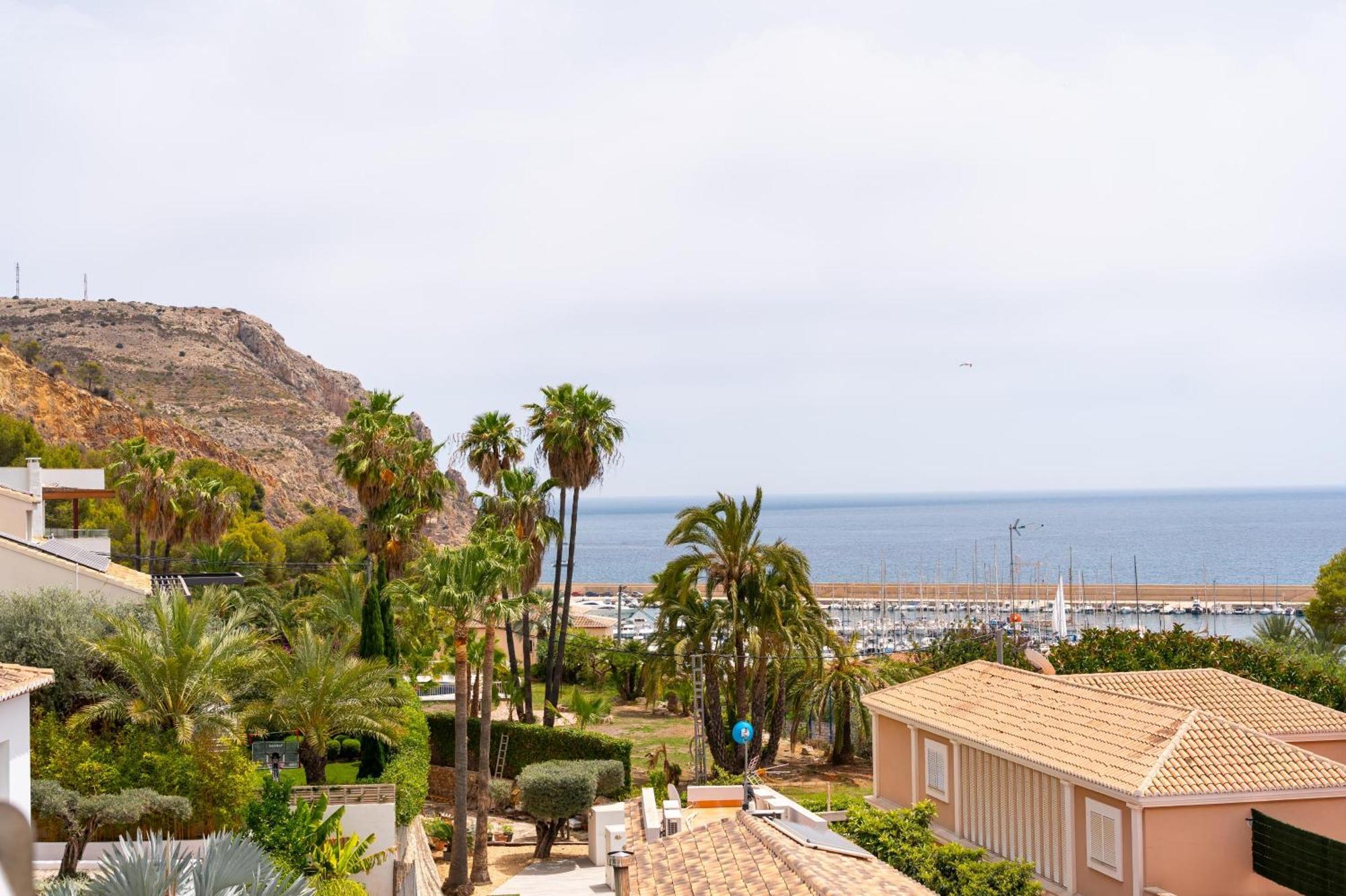 Javea Port Townhouse With Amazing Sea Views & Communal Pool Villa Exterior foto