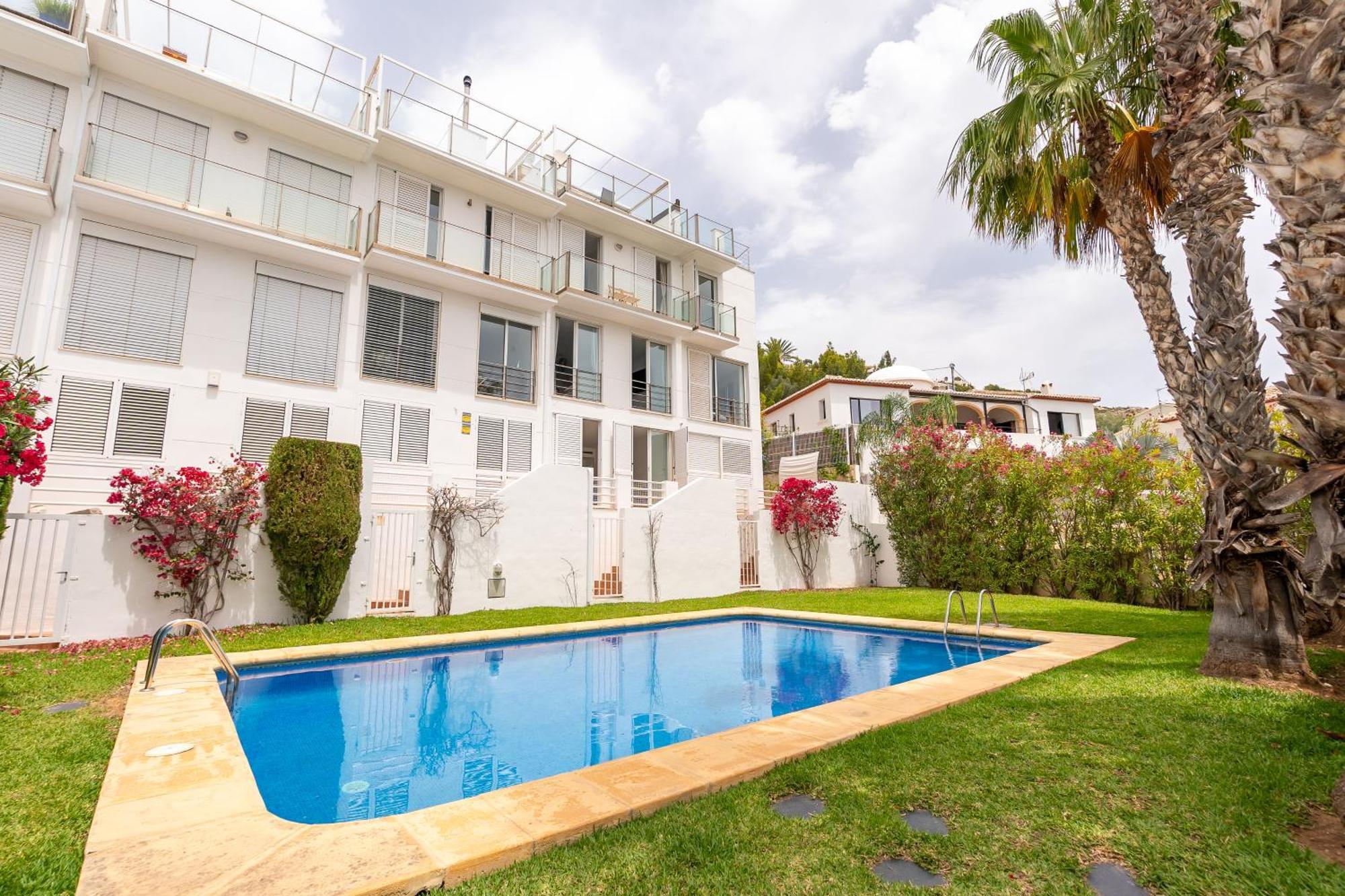 Javea Port Townhouse With Amazing Sea Views & Communal Pool Villa Exterior foto